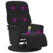 Scaun reclinabil cu masaj Negru 91 x 71 x 105 cm Catifea - WALTI WALTI