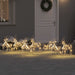 Reni LED cu 40 LED 7 pcs Auriu PET - WALTI WALTI