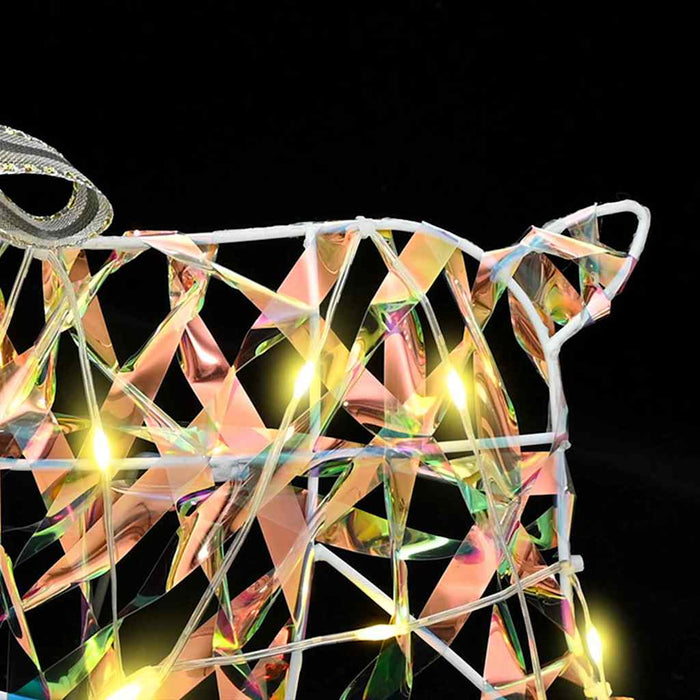 Reni LED 5 buc. 40 LED-uri Multicolor 42 x 15 x 64 cm PET - WALTI WALTI