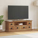 Support TV cu sertar natural 110 x 30 x 40 cm Lemn solid de tec - WALTI WALTI