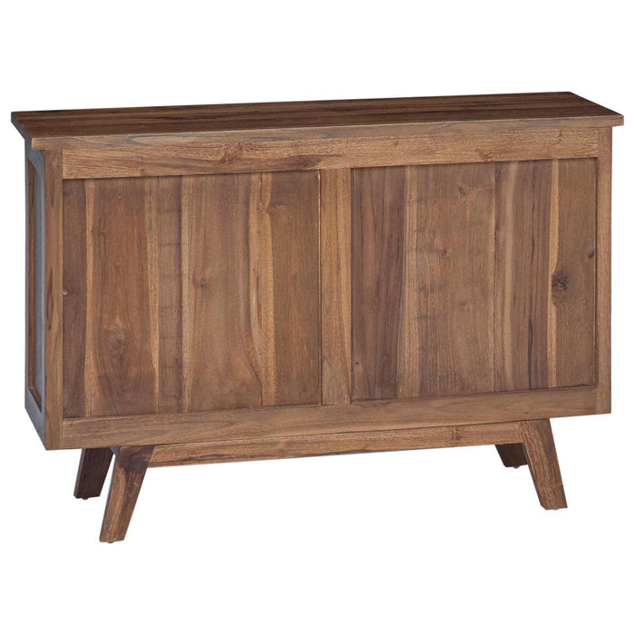 Bufet cu sertar natural 100 x 30 x 68 cm Lemn solid de tec - WALTI WALTI