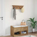 Răcător de paltoane montat pe perete natural 70 x 10 x 20 cm - WALTI WALTI