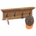 Răcător de paltoane montat pe perete natural 70 x 10 x 20 cm - WALTI WALTI