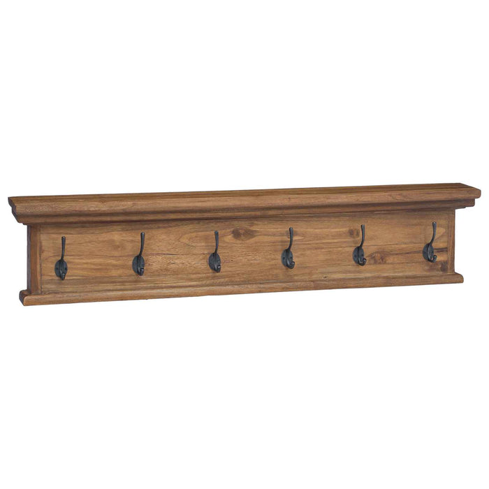 Răcător de paltoane montat pe perete natural 100 x 10 x 20 cm - WALTI WALTI