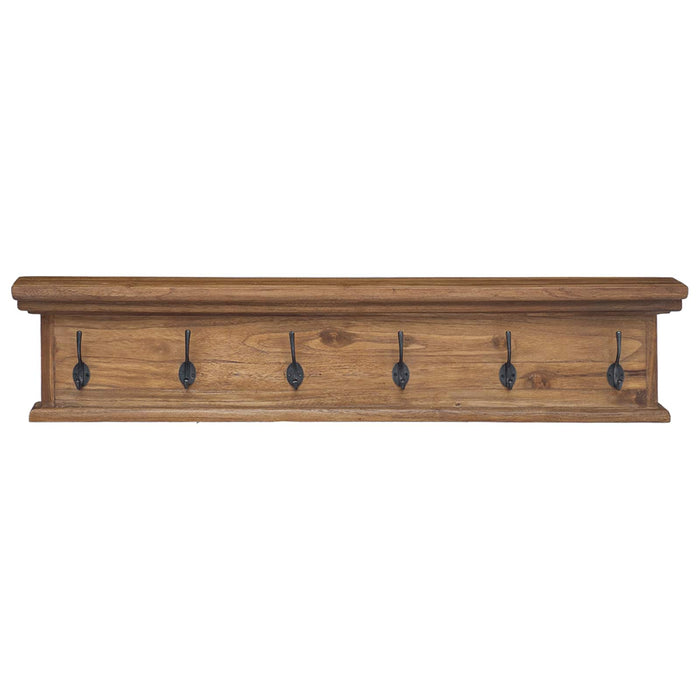 Răcător de paltoane montat pe perete natural 100 x 10 x 20 cm - WALTI WALTI