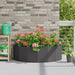 Jardinieră Negru 120 x 60 x 35 cm Oțel - WALTI WALTI