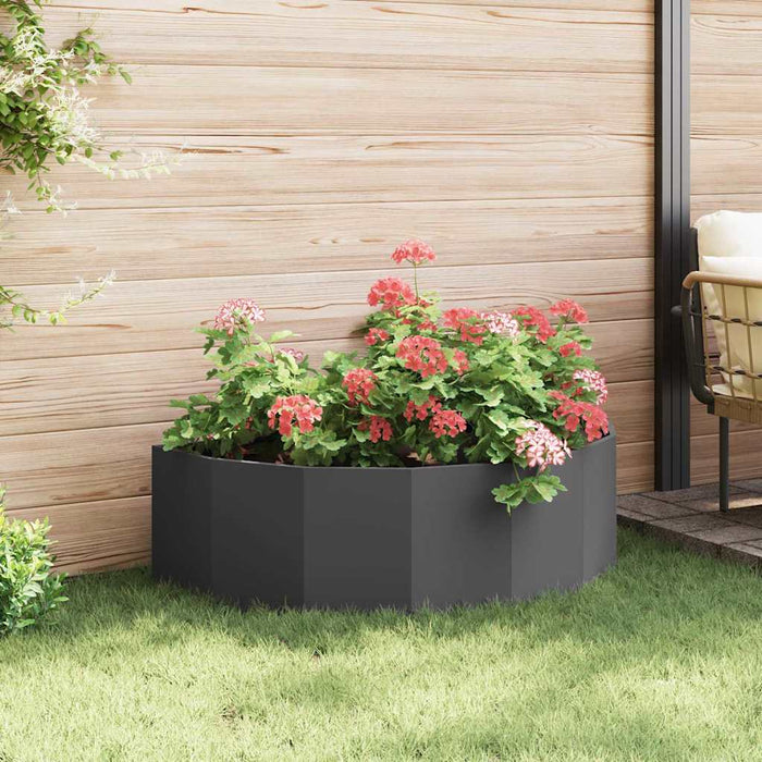 Jardinieră Negru 120 x 60 x 35 cm Oțel - WALTI WALTI