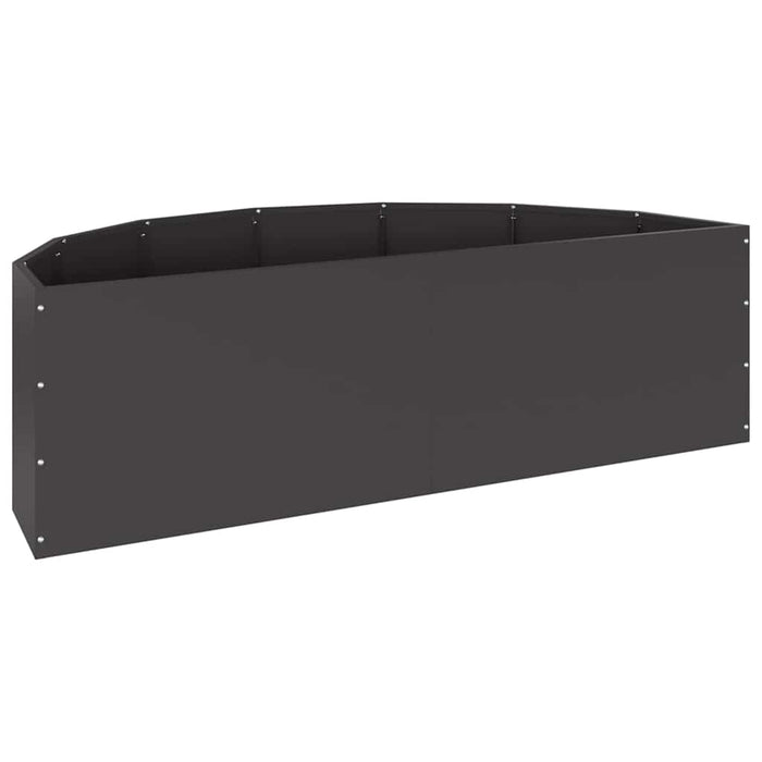 Jardinieră Negru 120 x 60 x 35 cm Oțel - WALTI WALTI