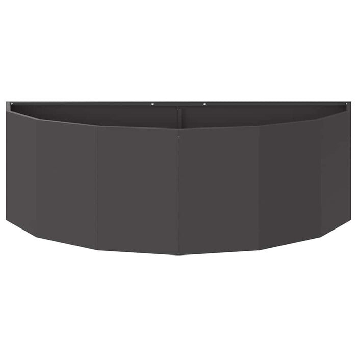 Jardinieră Negru 120 x 60 x 35 cm Oțel - WALTI WALTI