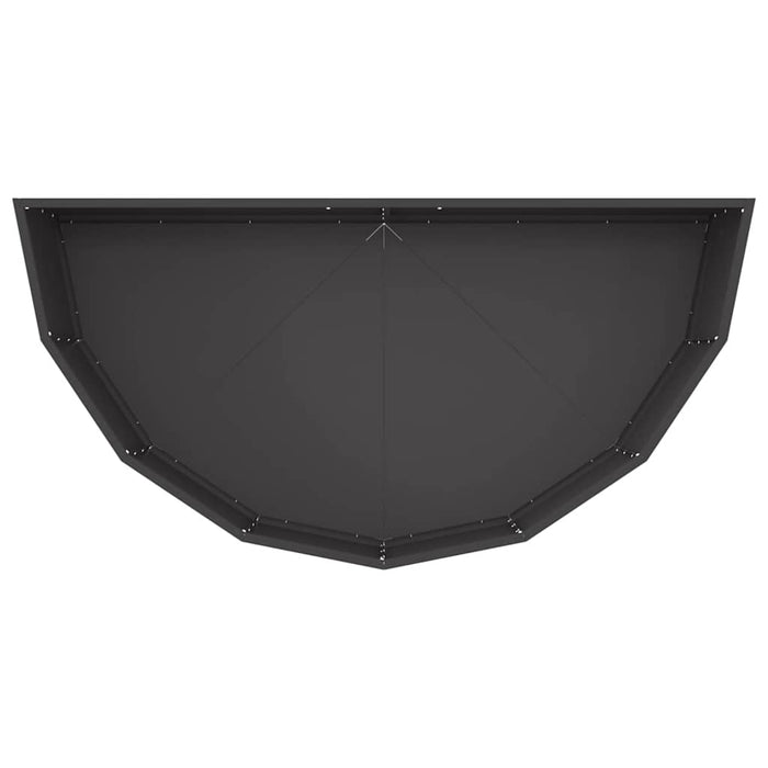 Jardinieră Negru 120 x 60 x 35 cm Oțel - WALTI WALTI