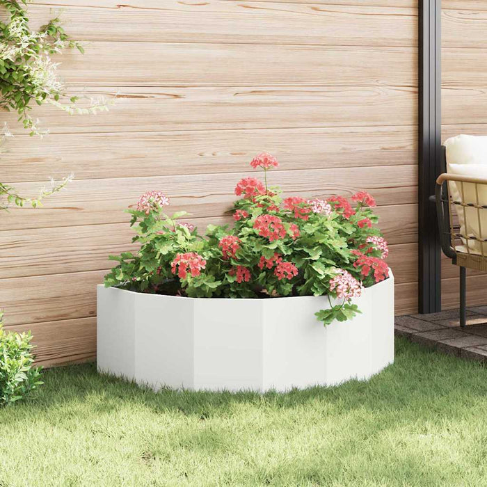 Jardinieră Alb 120 x 60 x 35 cm Oțel - WALTI WALTI