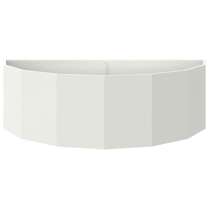 Jardinieră Alb 120 x 60 x 35 cm Oțel - WALTI WALTI