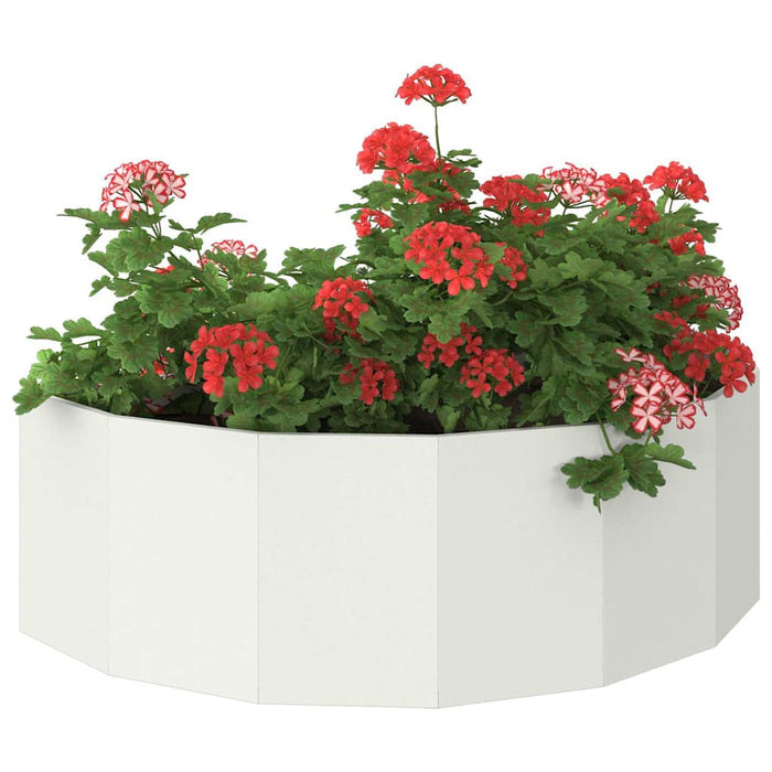 Jardinieră Alb 120 x 60 x 35 cm Oțel - WALTI WALTI