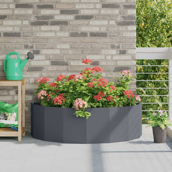 Jardinieră Antracit 120 x 60 x 35 cm Oțel - WALTI WALTI
