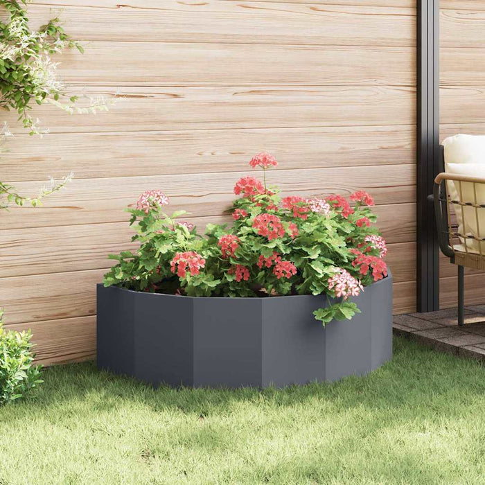 Jardinieră Antracit 120 x 60 x 35 cm Oțel - WALTI WALTI