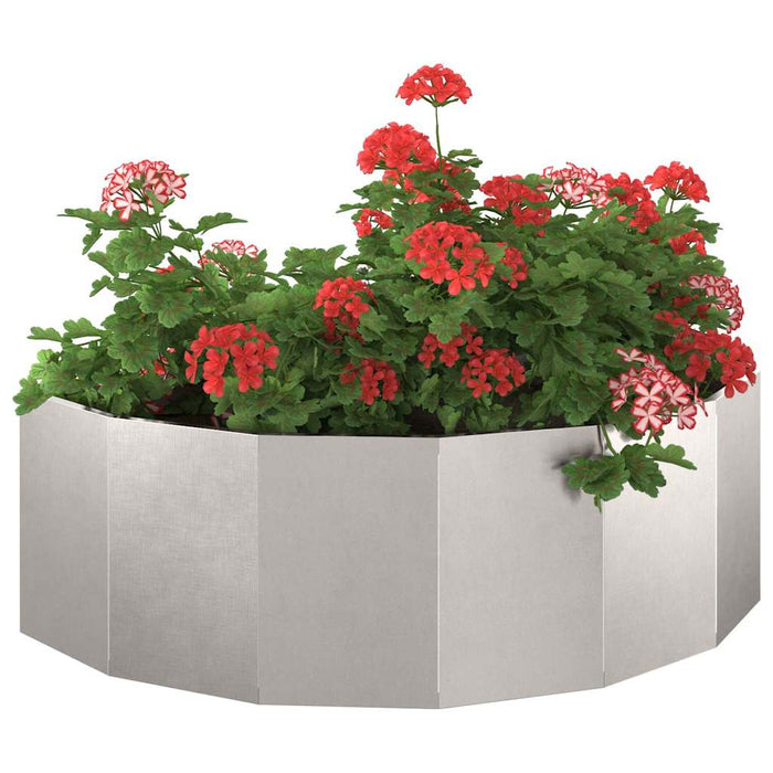 Jardinieră Argintiu 120 x 60 x 35 cm Oţel inoxidabil - WALTI WALTI