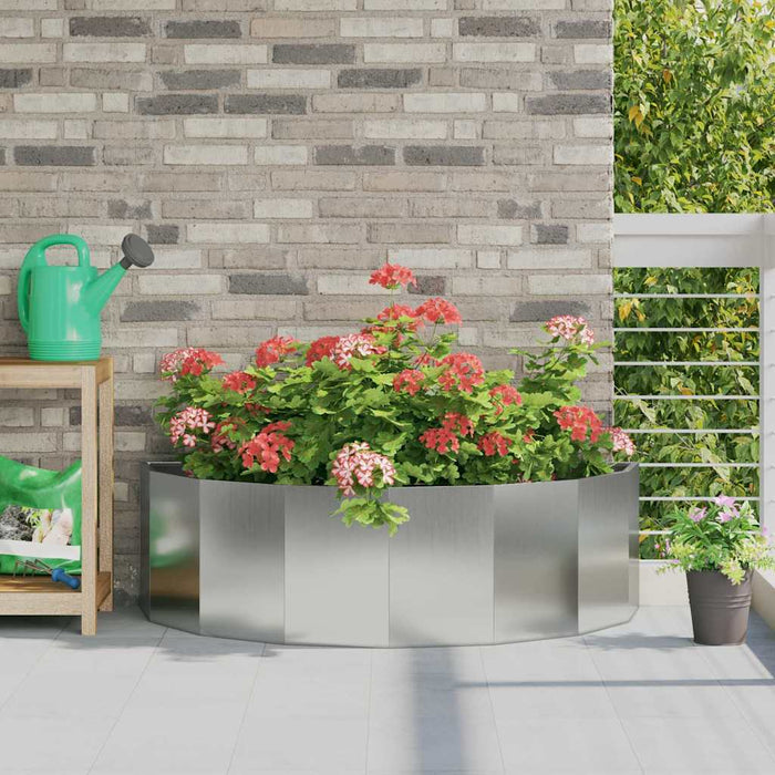 Jardinieră Argintiu 120 x 60 x 35 cm Oțel Galvanizat - WALTI WALTI