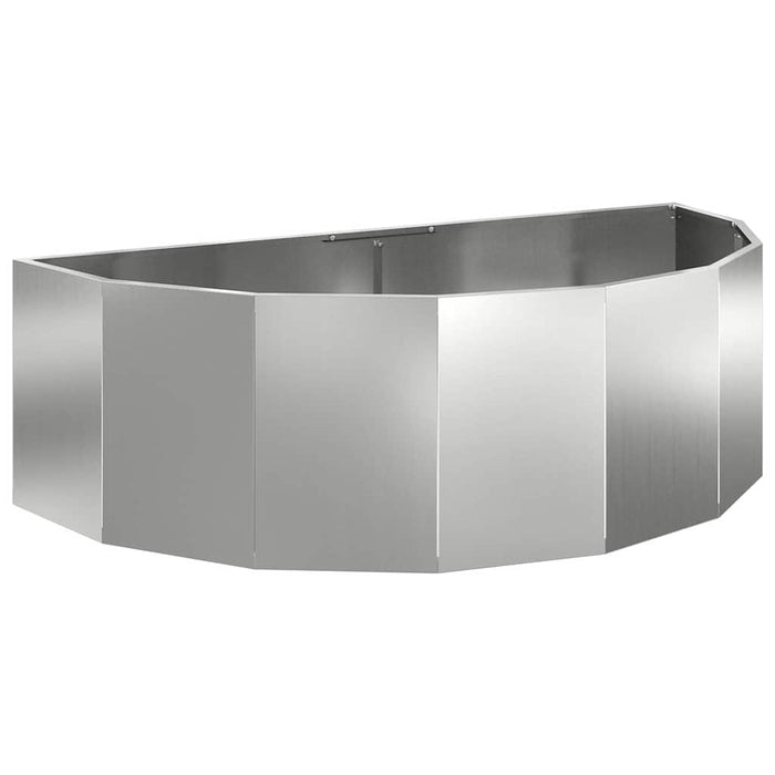 Jardinieră Argintiu 120 x 60 x 35 cm Oțel Galvanizat - WALTI WALTI