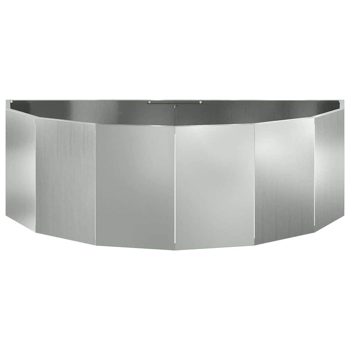 Jardinieră Argintiu 120 x 60 x 35 cm Oțel Galvanizat - WALTI WALTI
