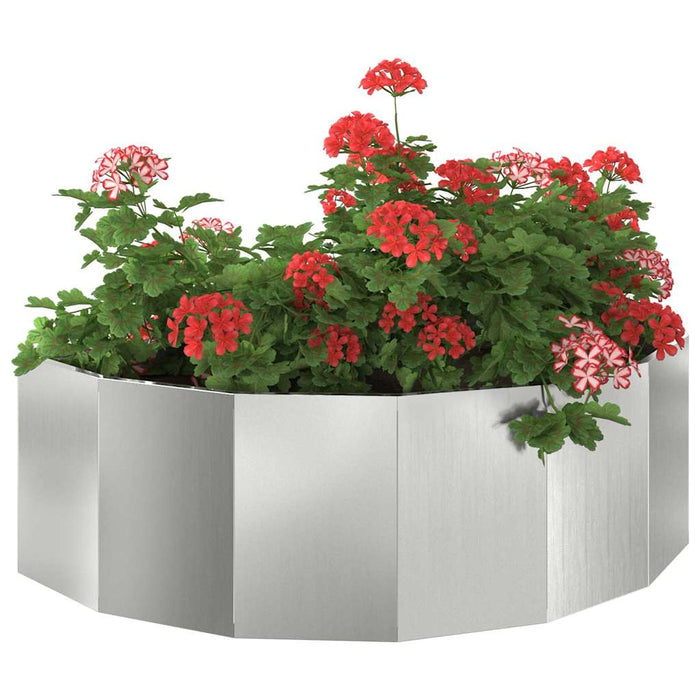 Jardinieră Argintiu 120 x 60 x 35 cm Oțel Galvanizat - WALTI WALTI