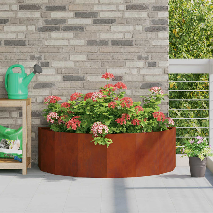 Jardinieră Ruginit 120 x 60 x 35 cm WALTI