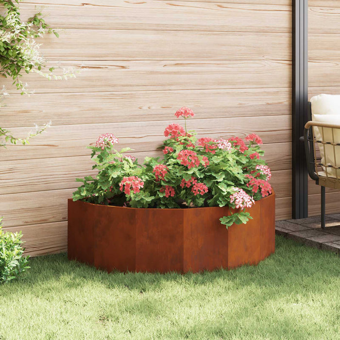 Jardinieră Ruginit 120 x 60 x 35 cm WALTI