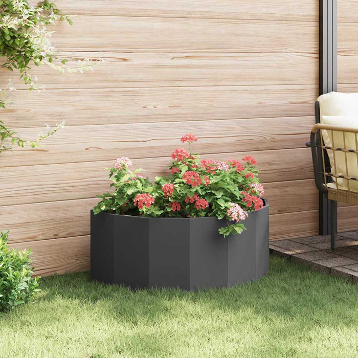 Jardinieră Negru 90 x 45 x 35 cm Oțel - WALTI WALTI