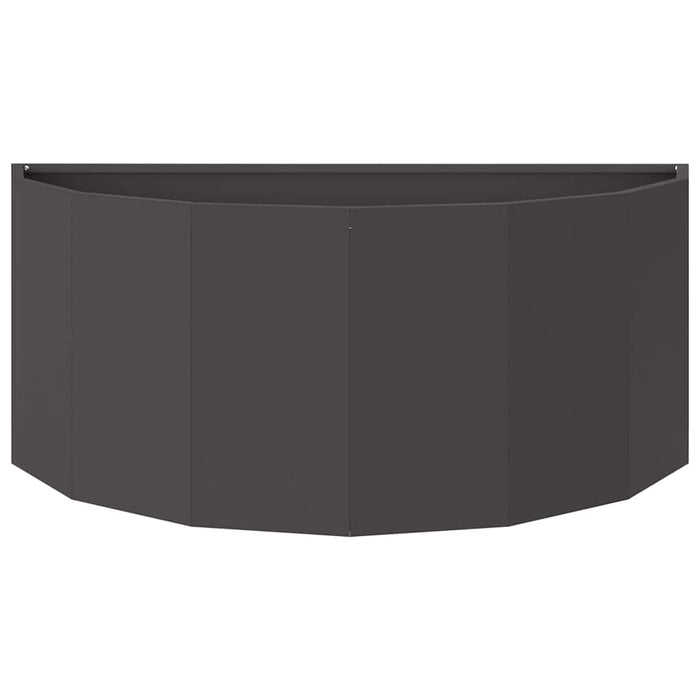 Jardinieră Negru 90 x 45 x 35 cm Oțel - WALTI WALTI