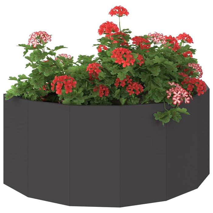 Jardinieră Negru 90 x 45 x 35 cm Oțel - WALTI WALTI