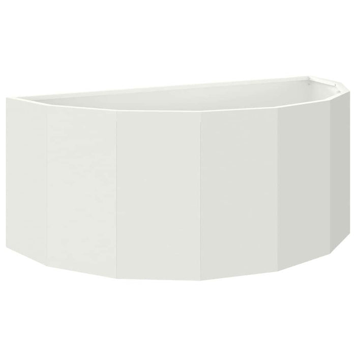 Jardinieră Alb 90 x 45 x 35 cm Oțel - WALTI WALTI