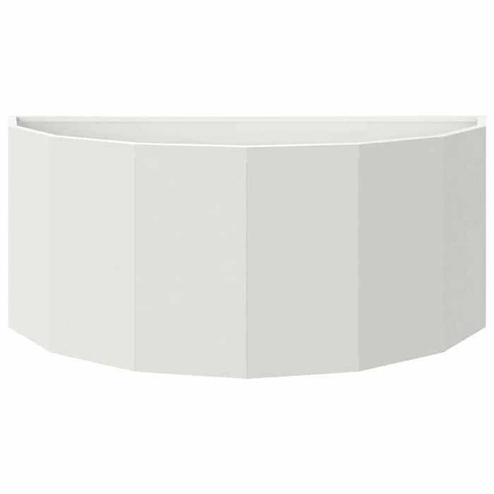 Jardinieră Alb 90 x 45 x 35 cm Oțel - WALTI WALTI