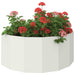 Jardinieră Alb 90 x 45 x 35 cm Oțel - WALTI WALTI