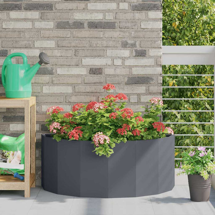 Jardinieră Antracit 90 x 45 x 35 cm Oțel - WALTI WALTI