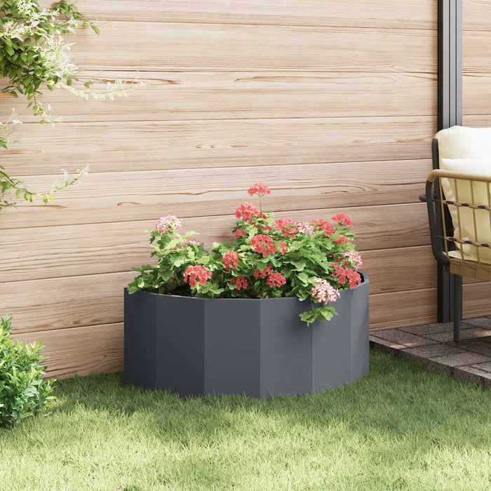 Jardinieră Antracit 90 x 45 x 35 cm Oțel - WALTI WALTI