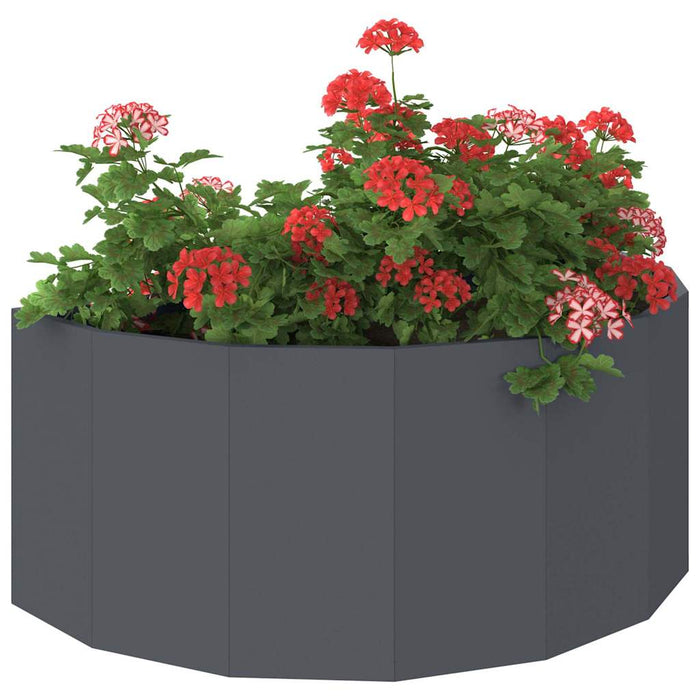 Jardinieră Antracit 90 x 45 x 35 cm Oțel - WALTI WALTI