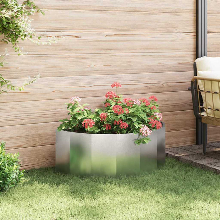 Jardinieră Argintiu 90 x 45 x 35 cm Oţel inoxidabil - WALTI WALTI