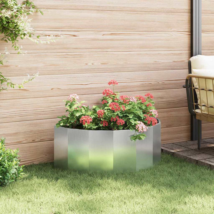 Jardinieră Argintiu 90 x 45 x 35 cm Oțel Galvanizat - WALTI WALTI