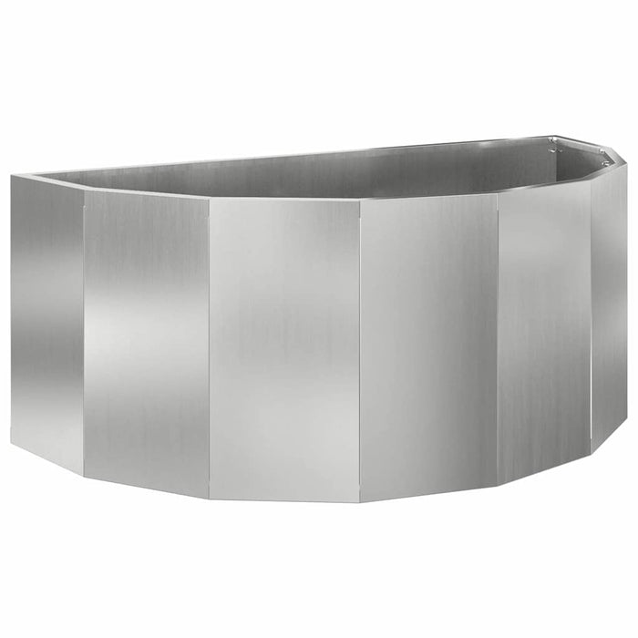 Jardinieră Argintiu 90 x 45 x 35 cm Oțel Galvanizat - WALTI WALTI