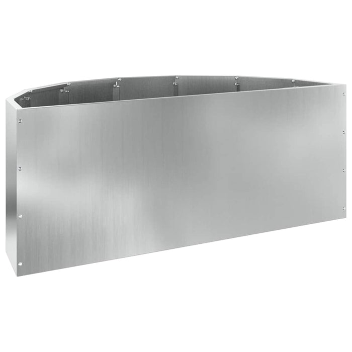 Jardinieră Argintiu 90 x 45 x 35 cm Oțel Galvanizat - WALTI WALTI