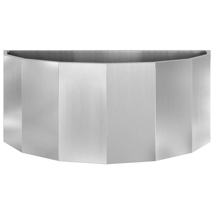 Jardinieră Argintiu 90 x 45 x 35 cm Oțel Galvanizat - WALTI WALTI