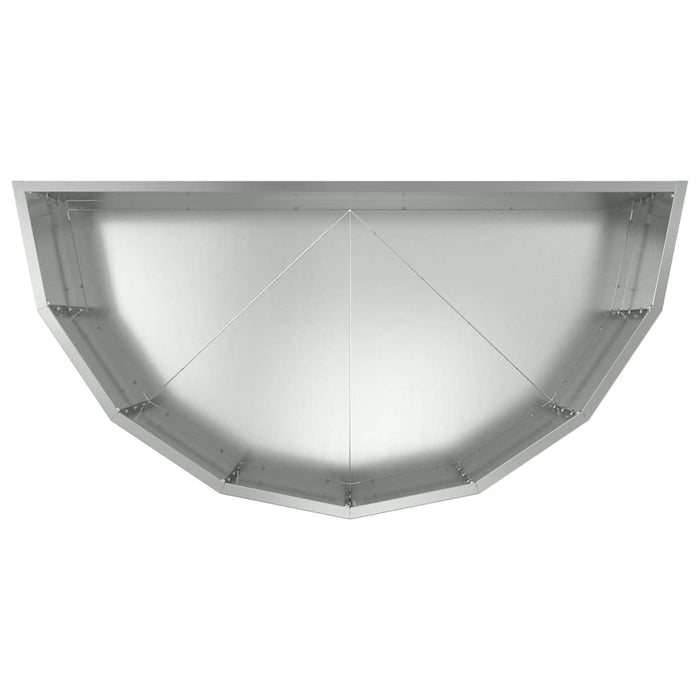 Jardinieră Argintiu 90 x 45 x 35 cm Oțel Galvanizat - WALTI WALTI