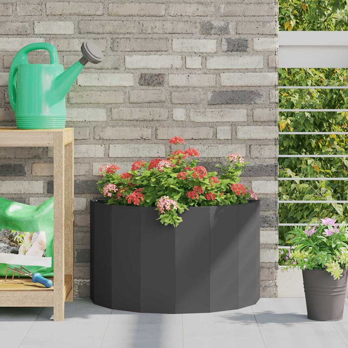 Jardinieră Negru 60 x 30 x 35 cm Oțel - WALTI WALTI