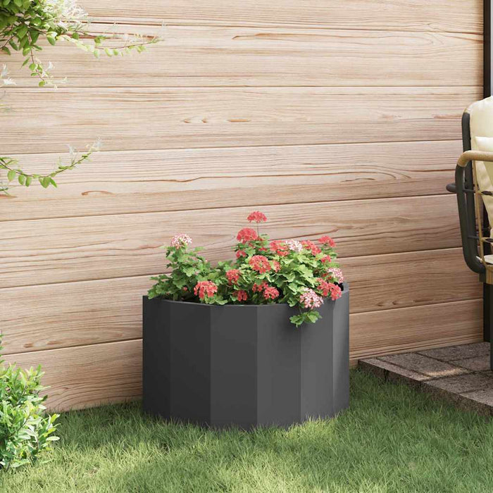 Jardinieră Negru 60 x 30 x 35 cm Oțel - WALTI WALTI