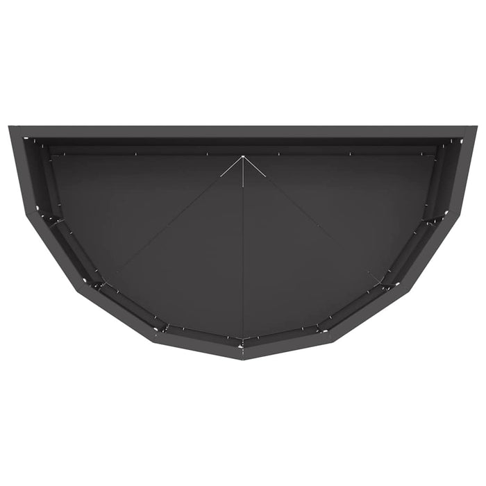 Jardinieră Negru 60 x 30 x 35 cm Oțel - WALTI WALTI