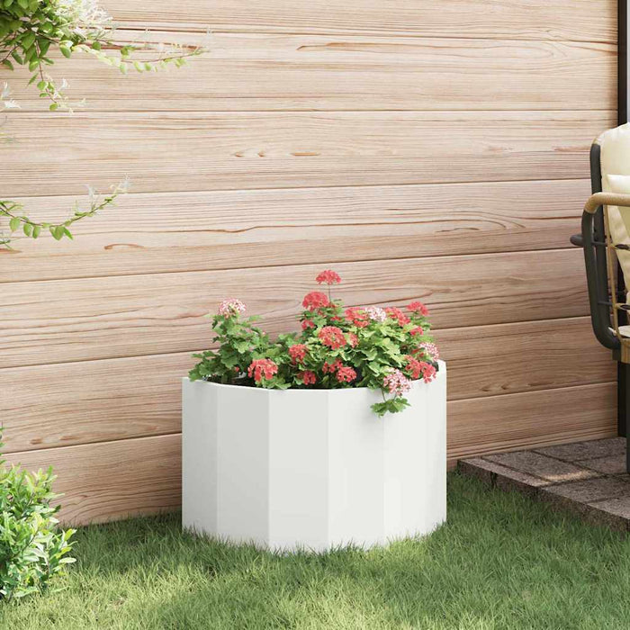 Jardinieră Alb 60 x 30 x 35 cm Oțel - WALTI WALTI