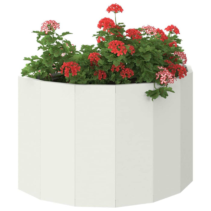 Jardinieră Alb 60 x 30 x 35 cm Oțel - WALTI WALTI