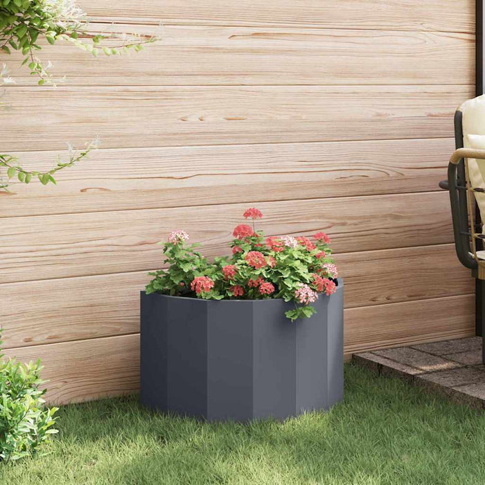 Jardinieră Antracit 60 x 30 x 35 cm Oțel - WALTI WALTI