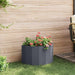 Jardinieră Antracit 60 x 30 x 35 cm Oțel - WALTI WALTI