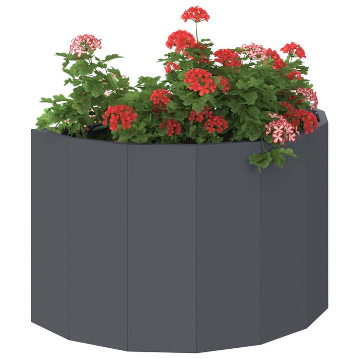 Jardinieră Antracit 60 x 30 x 35 cm Oțel - WALTI WALTI