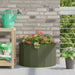 Jardinieră Verde măsliniu 60 x 30 x 35 cm Oțel - WALTI WALTI
